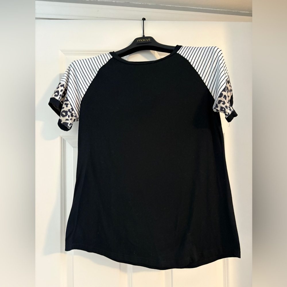 Black and White Women's Top